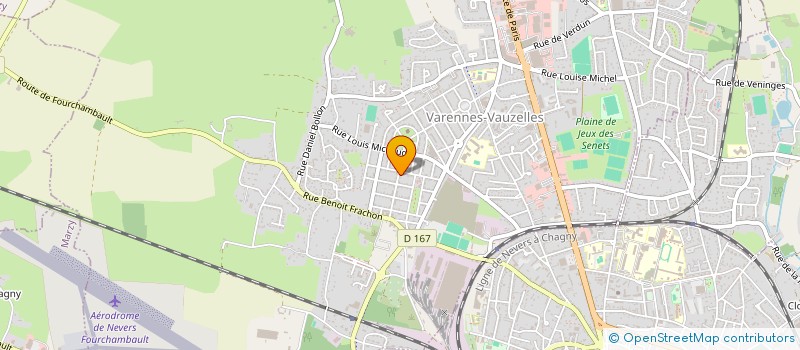 localisation de l'entreprise MACHARD à VARENNES-VAUZELLES