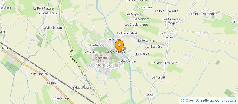 localisation de l'entreprise MACHARD  MONT-DOL