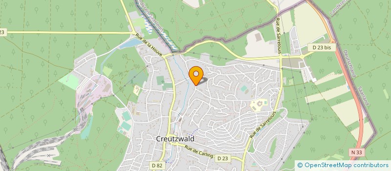 localisation de l'entreprise MACHARD DE FRANCE  CREUTZWALD