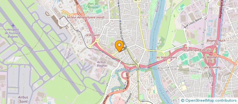 localisation de l'entreprise MACHATT SC à BLAGNAC