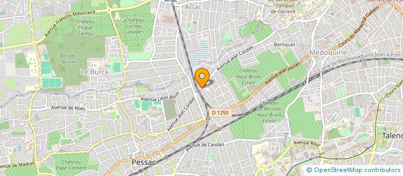 localisation de l'entreprise MACHAVEY  PESSAC