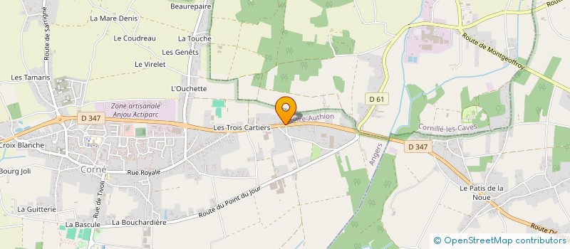 localisation de l'entreprise MACHAYA  LOIRE-AUTHION