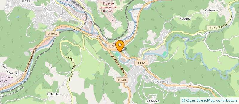 localisation de l'entreprise MACHE  LAGUENNE-SUR-AVALOUZE