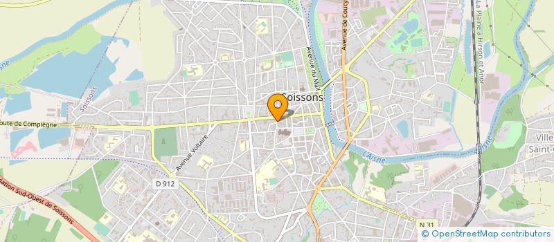 localisation de l'entreprise MACHEBLANC à SOISSONS