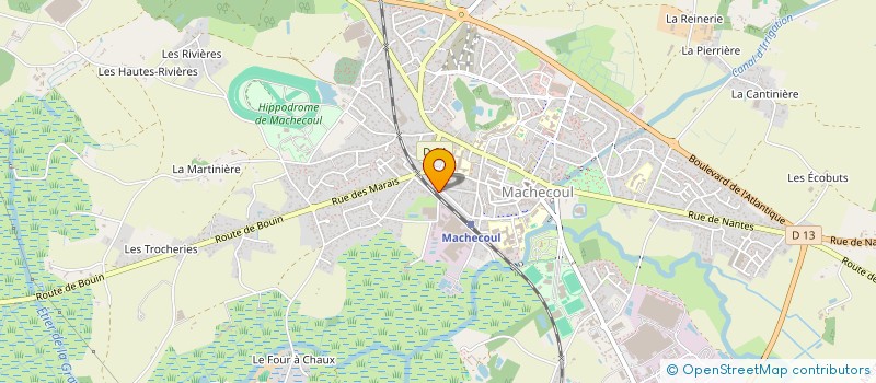 localisation de l'entreprise MACHECOUL CONDUITE  MACHECOUL-SAINT-MEME