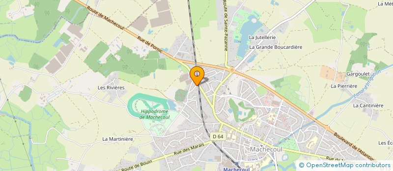 localisation de l'entreprise MACHECOUL HANDBALL CLUB  MACHECOUL-SAINT-MEME