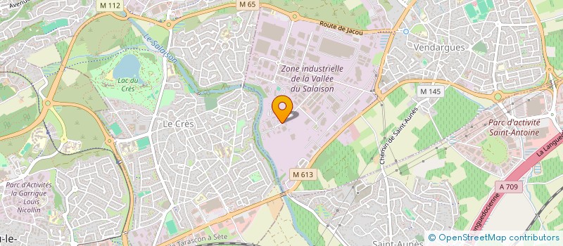 localisation de l'entreprise MACHECOURT à VENDARGUES