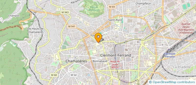 localisation de l'entreprise MACHEFER  CLERMONT-FERRAND