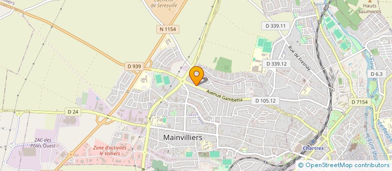localisation de l'entreprise MACHEFERT à MAINVILLIERS