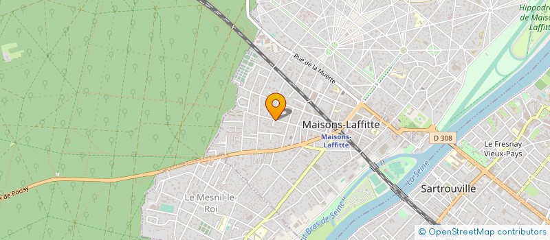 localisation de l'entreprise MACHELON JEAN P ET CLAUDINE à MAISONS-LAFFITTE