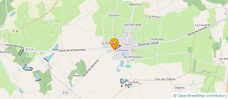 localisation de l'entreprise MACHF INVEST41  OISLY