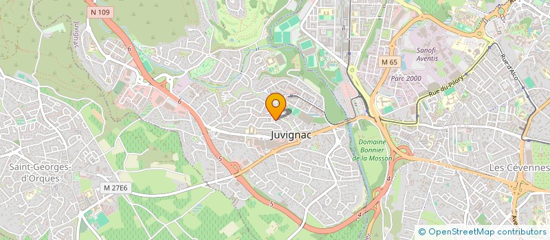 localisation de l'entreprise MACHI BERNADOU à JUVIGNAC