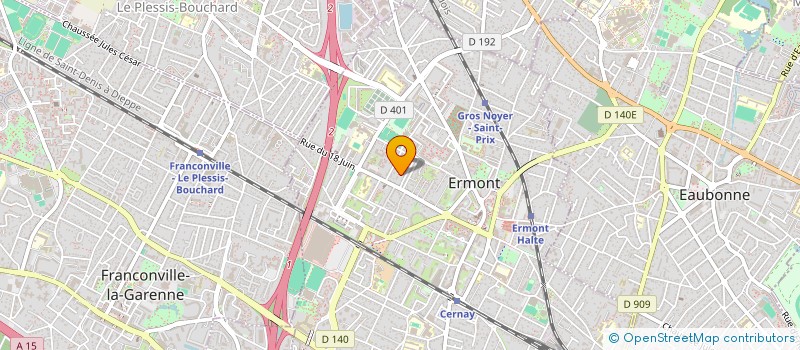 localisation de l'entreprise MACHICOULIS à ERMONT