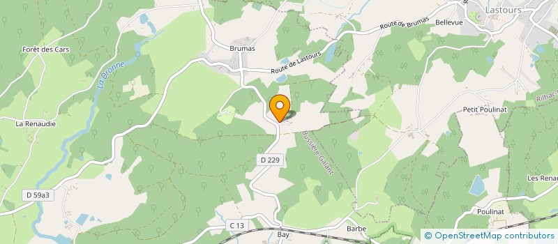localisation de l'entreprise MACHIN-BIDOUILLE à BUSSIERE-GALANT