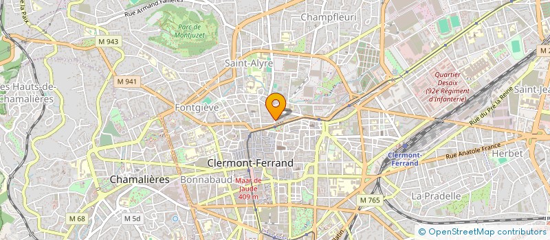 localisation de l'entreprise MACHIN MACHIN  CLERMONT-FERRAND