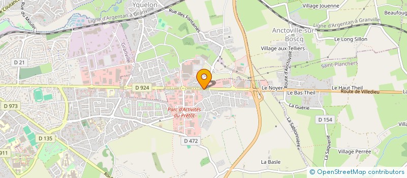 localisation de l'entreprise MACHINES A BOIS INDUSTRIELLES  GRANVILLE