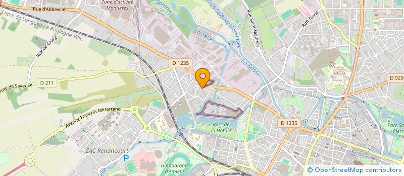 localisation de l'entreprise MACHINES A COUDRE DOBEL à AMIENS