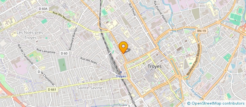 localisation de l'entreprise MACHINES ET OUTILLAGE POUR L'INDUSTRIE à TROYES