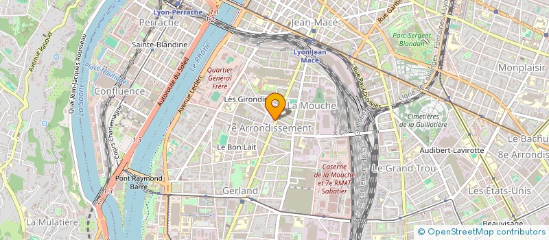 localisation de l'entreprise MACHINES ET OUTILLAGES MODERNES  LYON