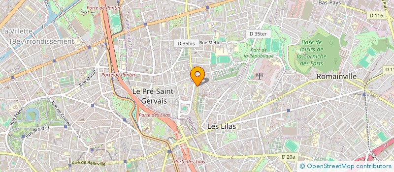 localisation de l'entreprise MACHINES REPAR CONSTRUCTIONS LOCATIONS à PANTIN