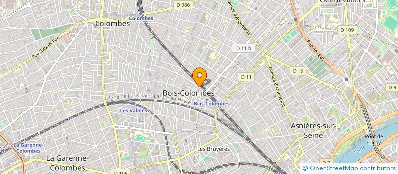 localisation de l'entreprise MACHINES SERVICE à BOIS-COLOMBES