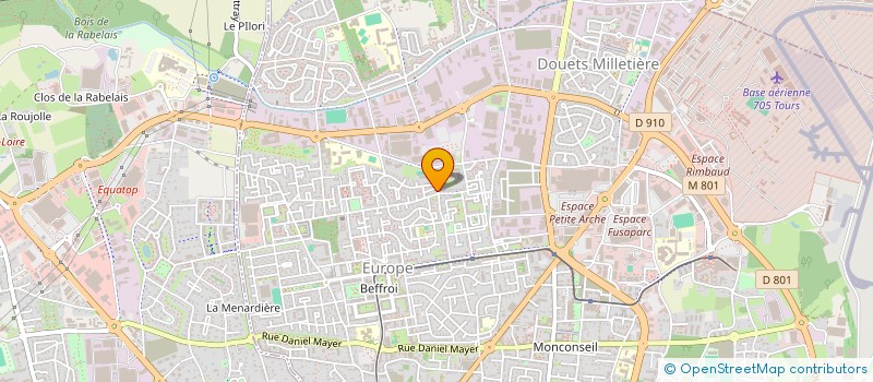 localisation de l'entreprise MACHINES SERVICES AUTOMATIQUES  TOURS