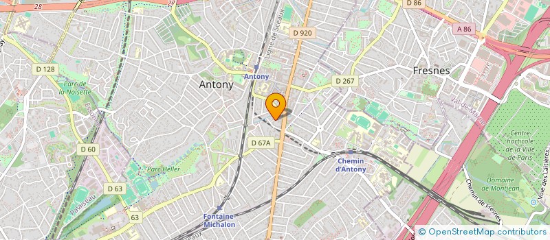 localisation de l'entreprise MACHINES SILER à ANTONY