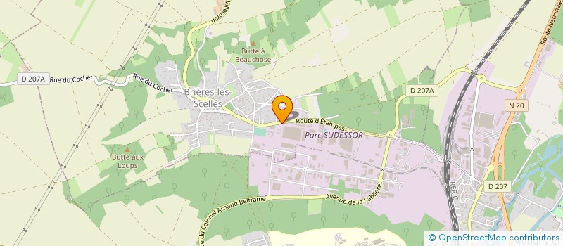 localisation de l'entreprise MACHINES TOOLS SYSTEMS à BRIERES-LES-SCELLES