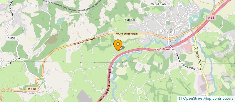 localisation de l'entreprise MACHOENIA  URRUGNE