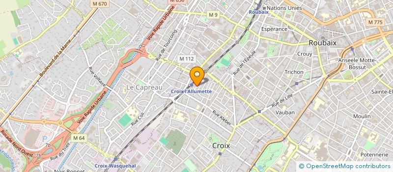 localisation de l'entreprise MACHOI à CROIX