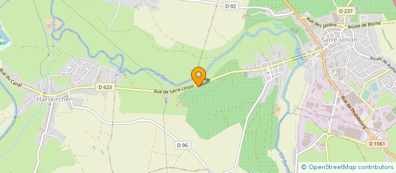 localisation de l'entreprise MACHOLT ENERGIES à SARRE-UNION