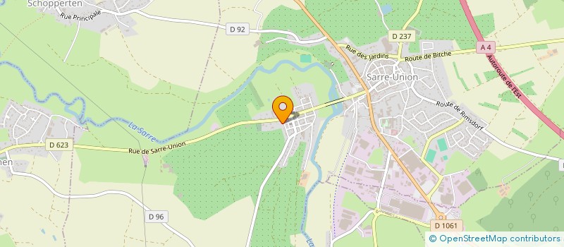 localisation de l'entreprise MACHOLT ENVIRONNEMENT à SARRE-UNION