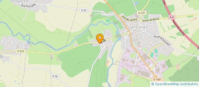 localisation de l'entreprise MACHOLT GROUPE  SARRE-UNION