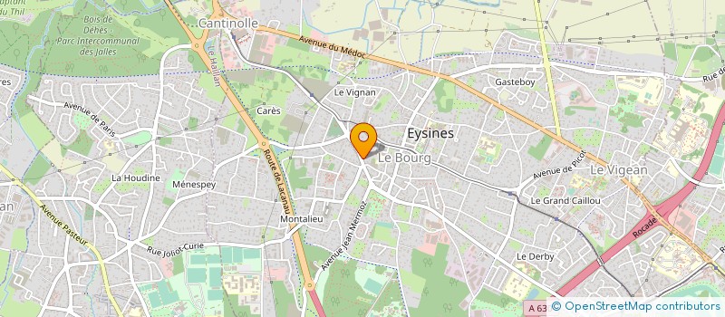 localisation de l'entreprise MACHRIDIS DISTRIBUTION  EYSINES