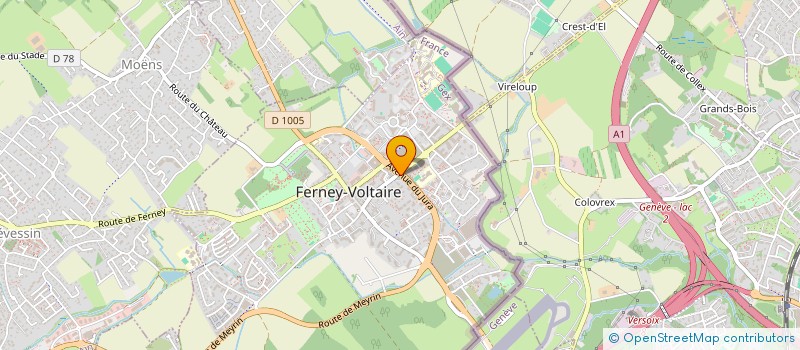 localisation de l'entreprise MACHRIDITA  FERNEY-VOLTAIRE