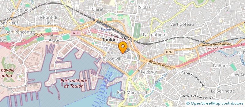 localisation de l'entreprise MACHRISTA  TOULON