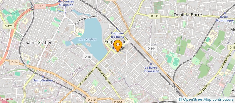 localisation de l'entreprise MACHTOU-FOHANNO à ENGHIEN-LES-BAINS