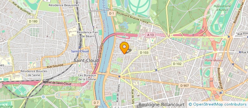 localisation de l'entreprise MACHUGAM à BOULOGNE-BILLANCOURT