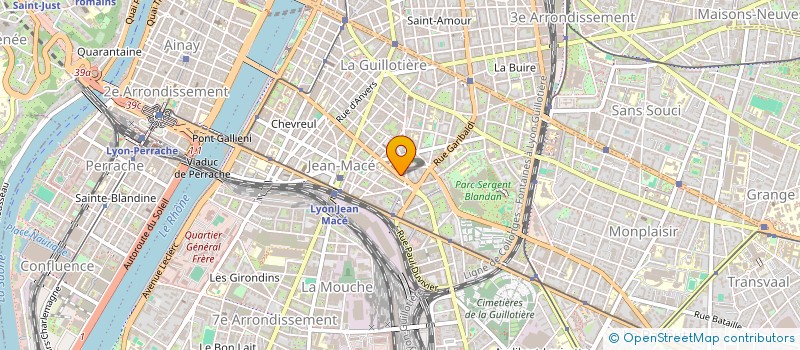 localisation de l'entreprise MACI  LYON