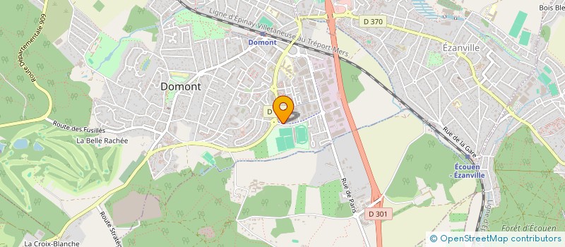 localisation de l'entreprise MACI INVEST  DOMONT