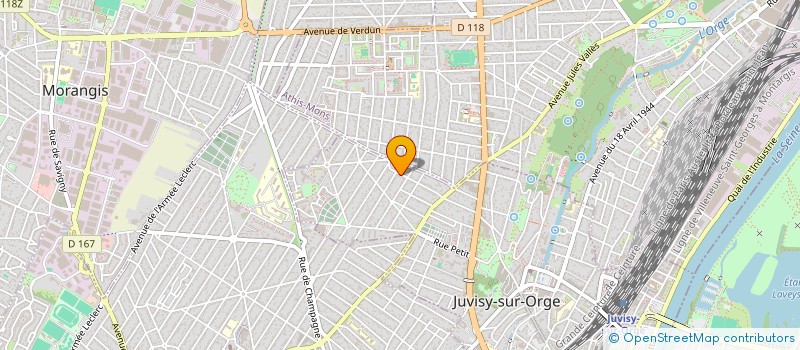 localisation de l'entreprise MACIA INTERSERVICES à JUVISY-SUR-ORGE