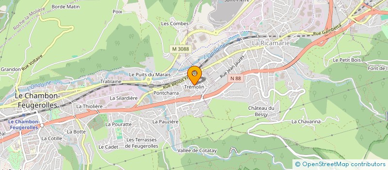 localisation de l'entreprise MACIBO  LE CHAMBON-FEUGEROLLES