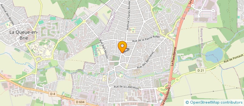 localisation de l'entreprise MACIEL à PONTAULT-COMBAULT