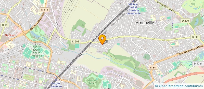 localisation de l'entreprise MACIK à ARNOUVILLE