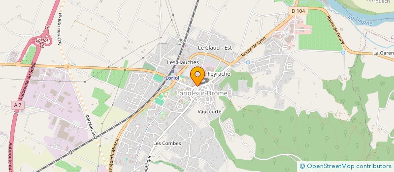 localisation de l'entreprise MACINAGGIO  LORIOL-SUR-DROME