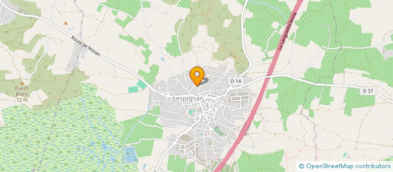 localisation de l'entreprise MACIP  LESPIGNAN