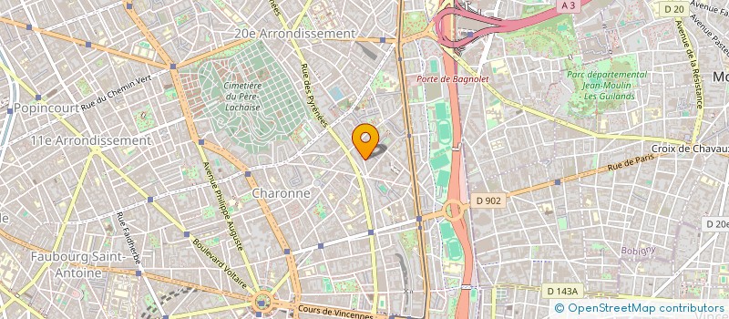 localisation de l'entreprise MACK  PARIS