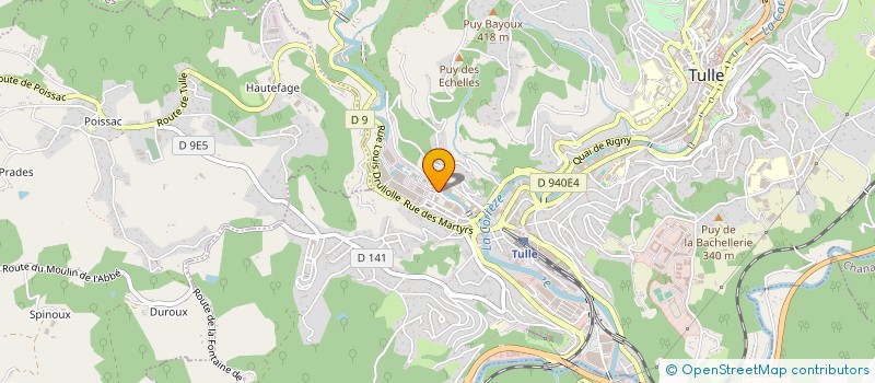 localisation de l'entreprise MACK AUTO PRESTIGE  TULLE