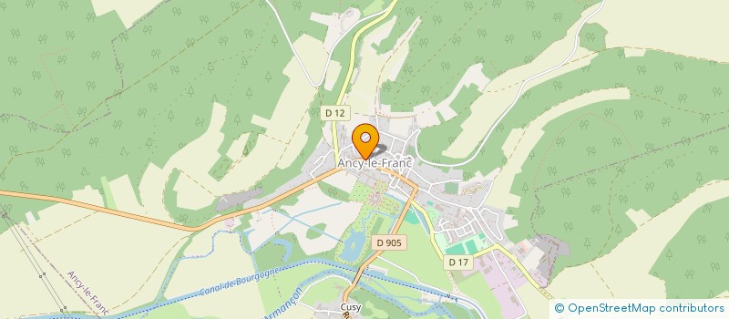 localisation de l'entreprise MACKAIE  ARGENTEUIL-SUR-ARMANCON