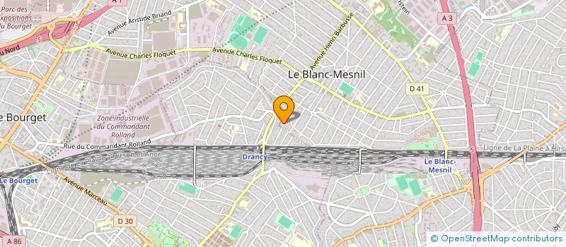 localisation de l'entreprise MACKELY à LE BLANC-MESNIL